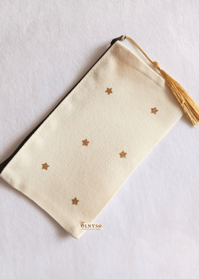 Fête des grands-mères - Duo cadeaux : Trousse beige + Décoration en argile